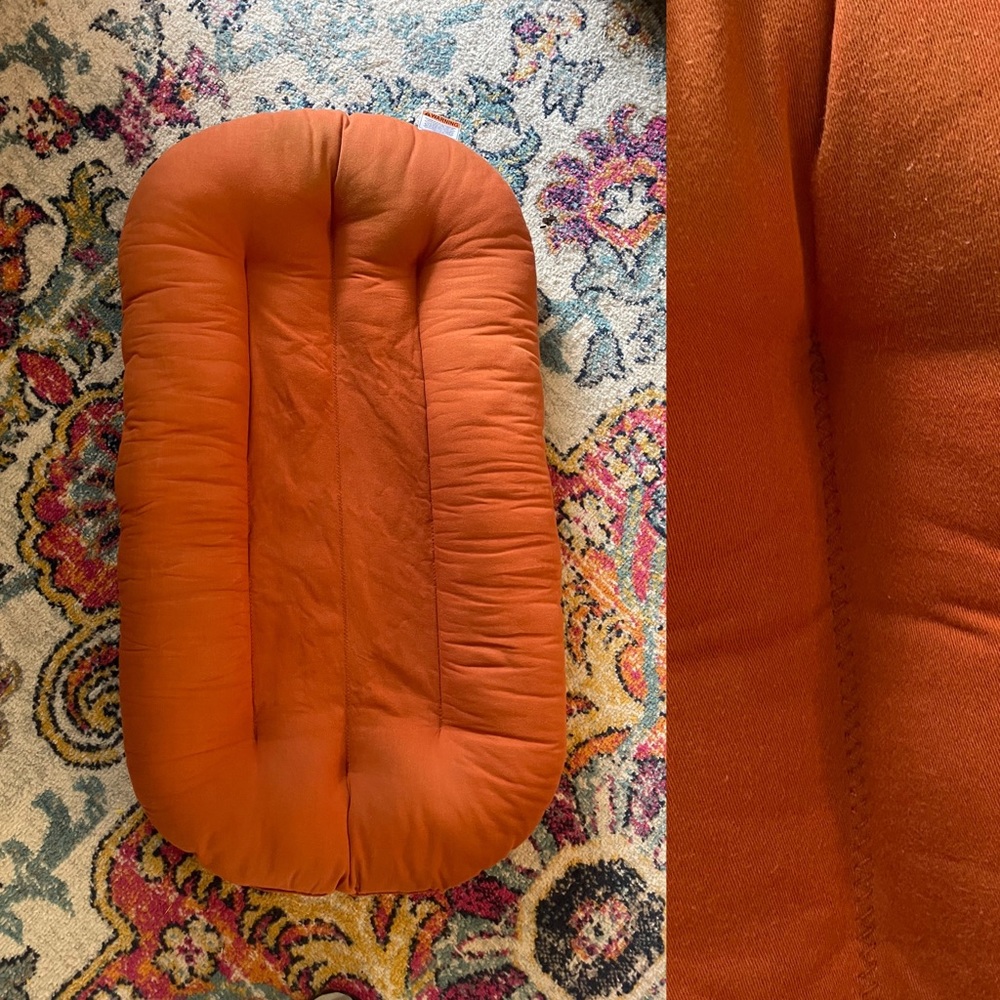 Snuggle me organic toddler lounger